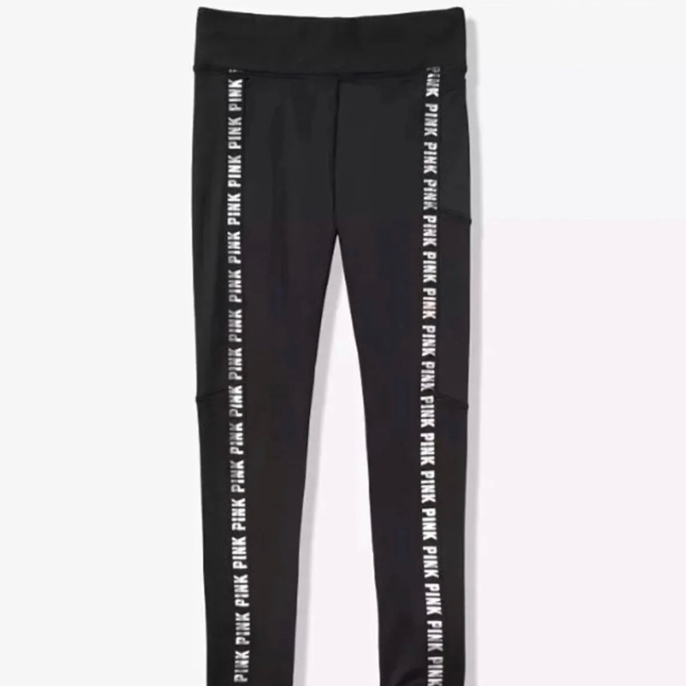 VS PINK FLEECE LINED LEGGINGS